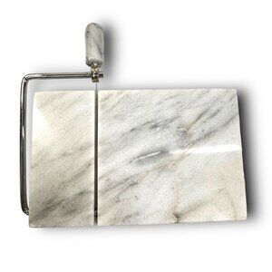 Marble Cheese Slicer With Stainless Steel Wire & Handle - 8"x5" - Made In Taiwan